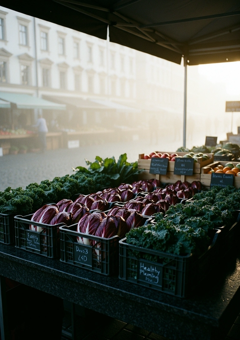 Saisonaler Marktstand in Berlin